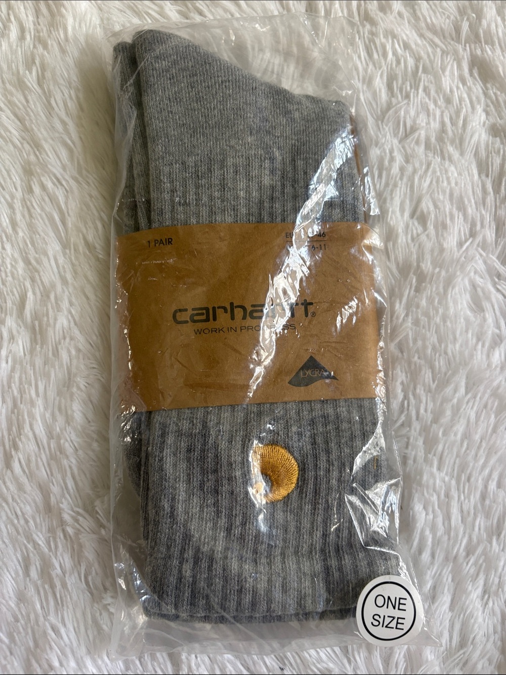 NWT CARHARTT WIP CHASE MENS SOCKS